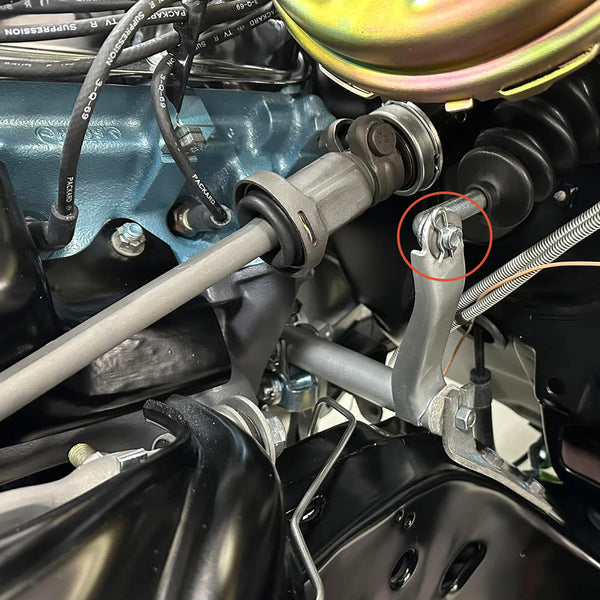 1968-72 GM A-Body Z Bar to Clutch Pedal Washer and Clip 2pc