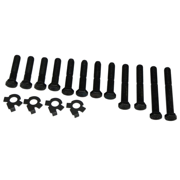 1967-69 Pontiac FIrebird Full Size Car Long Branch Exhaust Manifold Bolts And Locks 15pc