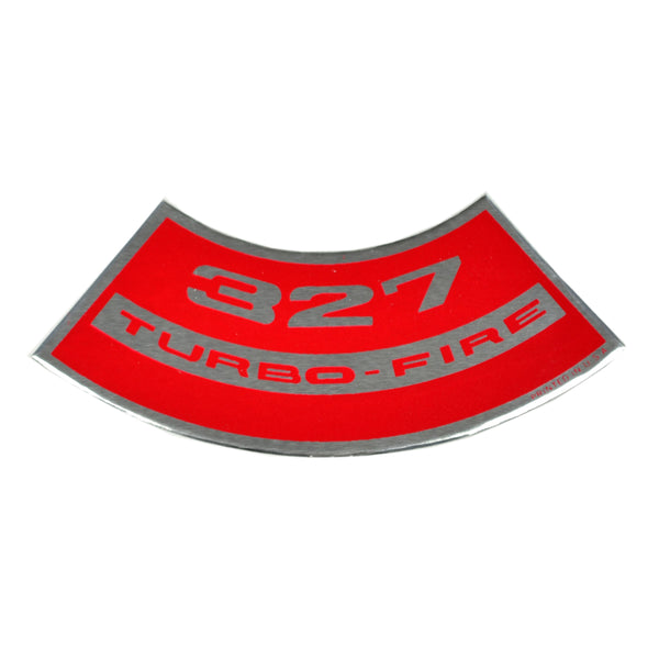 327 TURBO-FIRE Small Block Air Cleaner Decal.