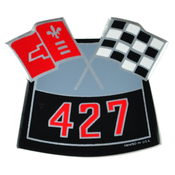 427 Cross Flags Big Block Air Cleaner Decal