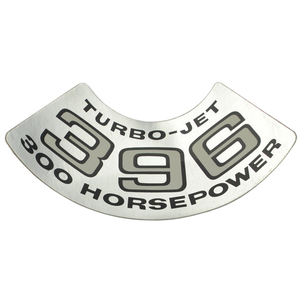 Turbo - Jet 396/300 HP Big Block Air Cleaner Decal