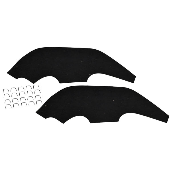 1968 Chevrolet Nova A-Arm Shields with Staples