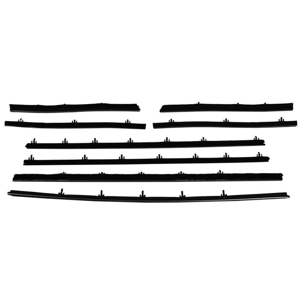 1966-67 Chevrolet Chevelle Convertible Inside & Out Window Fuzzies at Door / Window Edge 8pc