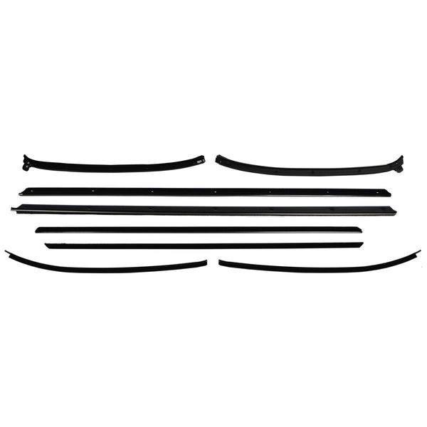 1969 Chevrolet Chevelle Coupe / Hardtop Inside & Out Window Fuzzies at Door / Window Edge 8pc