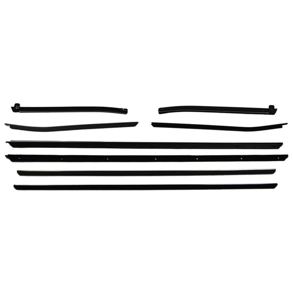 1970-72 Chevrolet Chevelle Convertible Inside & Out Window Fuzzies at Door / Window Edge 8pc