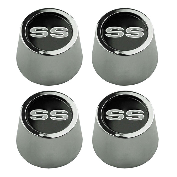 1969-70 SS CHEVY CENTER CAPS 4pc