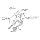 1964-74 GM Control Arm To Frame Bolts And Nuts 8pc