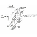 1964-74 GM Control Arm To Frame Bolts And Nuts 20pc