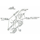 1964-72 GM A-Body 1967-69 F-Body 1968-74 X-Body Control Arm to Frame Mounting Bolts 12pc