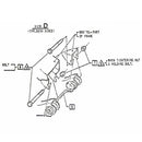 1964-74 GM Control Arm To Frame Locking Nut 8pc