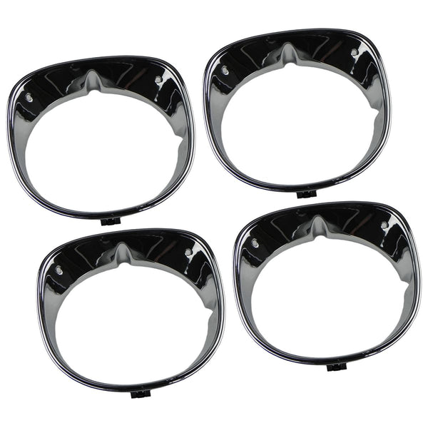 1970 Chevrolet Chevelle El Camino Head Light Bezels 4pc