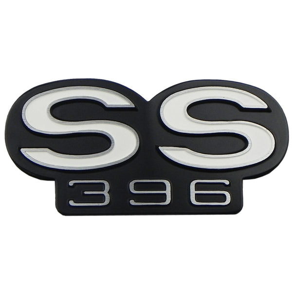 1967 Chevrolet Chevelle Tail Panel "SS 396" Emblem With Mounting Hardware 1pc