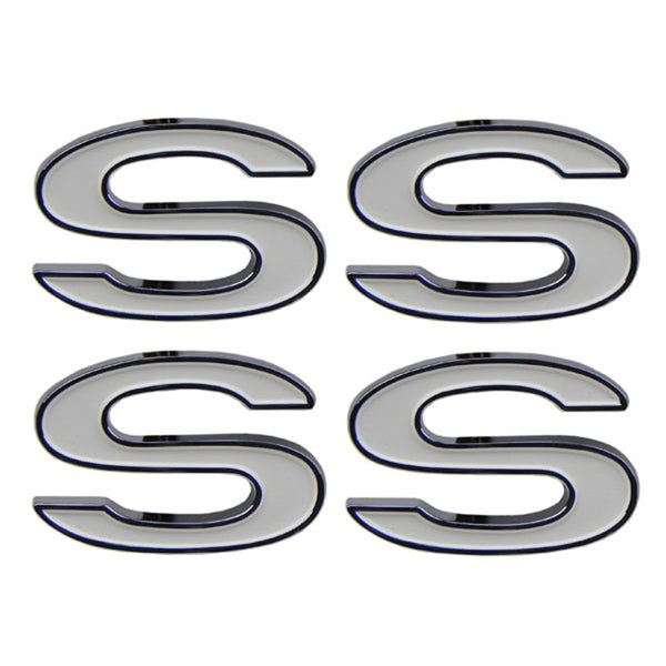 1969-72 Chevrolet Chevelle "S" Fender Emblems, 4pc