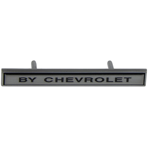 1969 Chevrolet Chevelle "By Chevrolet" Header Emblem With Mounting Hardware 1pc