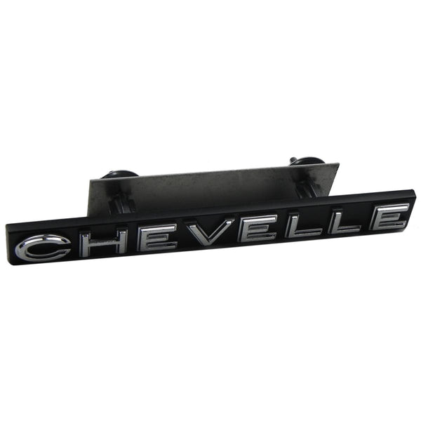 1972 Chevrolet Chevelle "Chevelle" Front Grill Emblem With Mounting Hardware