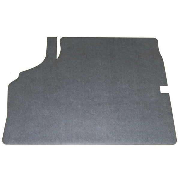 1971-72 Chevrolet Chevelle Trunk Mat Aqua Blue Black Herringbone With Foam Backing 1pc