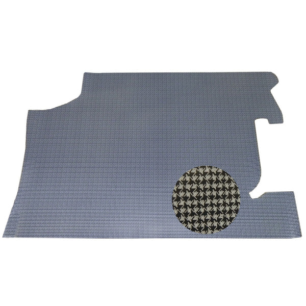 1967 Chevrolet Chevelle Vinyl Trunk Mat Gray And Black Houndstooth Felt Backing 1pc