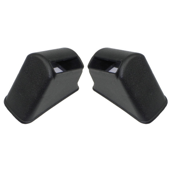 1967-72 GM A-Body Standard Seat Belt Retractor Covers Black 2pc