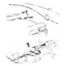 1964 Pontiac A-Body Radio Suppression Ground Straps With Bolts 7pc