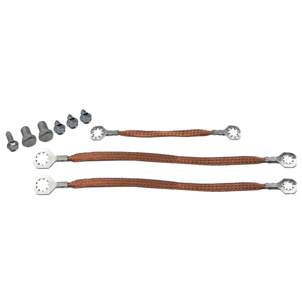 1964 Pontiac A-Body Radio Suppression Ground Straps With Bolts 7pc