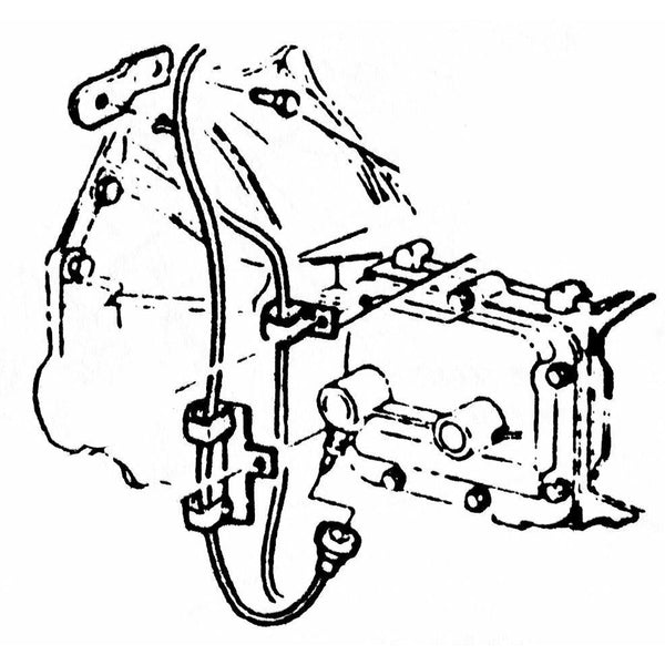 1970-79 Pontiac A-Body Firebird Bell Housing Wiring Bracket And Clip 2pc
