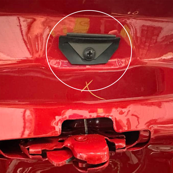 1968-72 Pontiac A-Body Trunk Lock Retainer Bracket With Seal And Screw 3pc