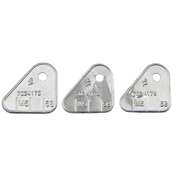 1964 Pontiac GTO Tripower Carburetor Identification Tags, Automatic Transmission