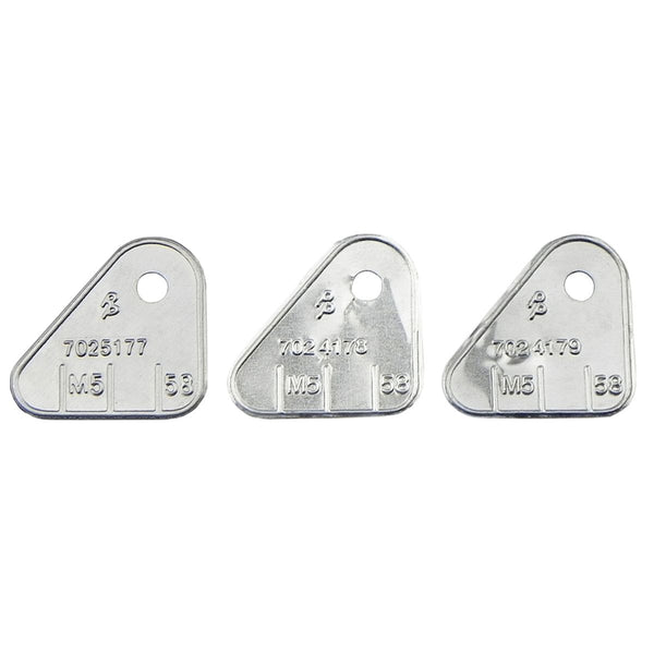 1965 Pontiac GTO Tripower Carburetor Identification Tags, Automatic Transmission