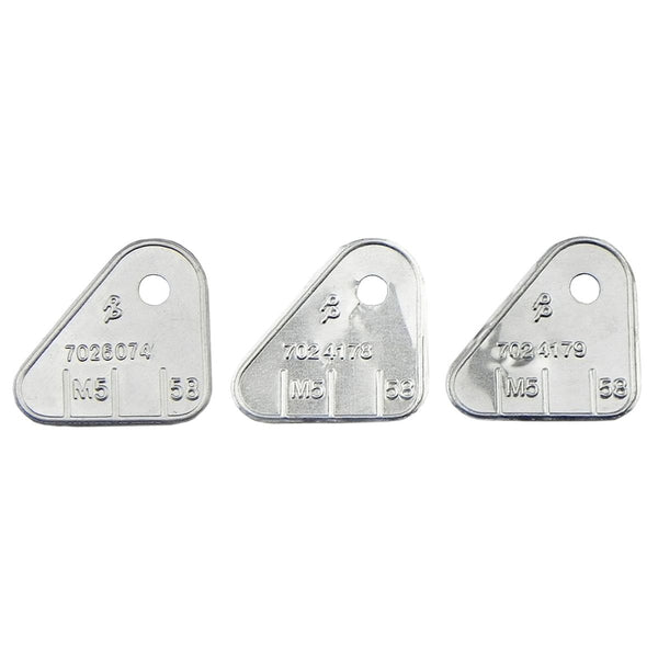 1966 Pontiac GTO Tripower Carburetor Identification Tags, Automatic Transmission
