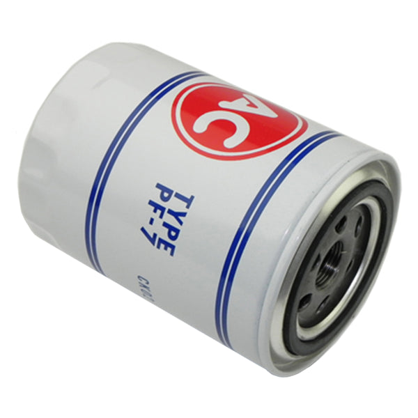 1961-66 GM PF7 Oil Filter - White with AC Logo.