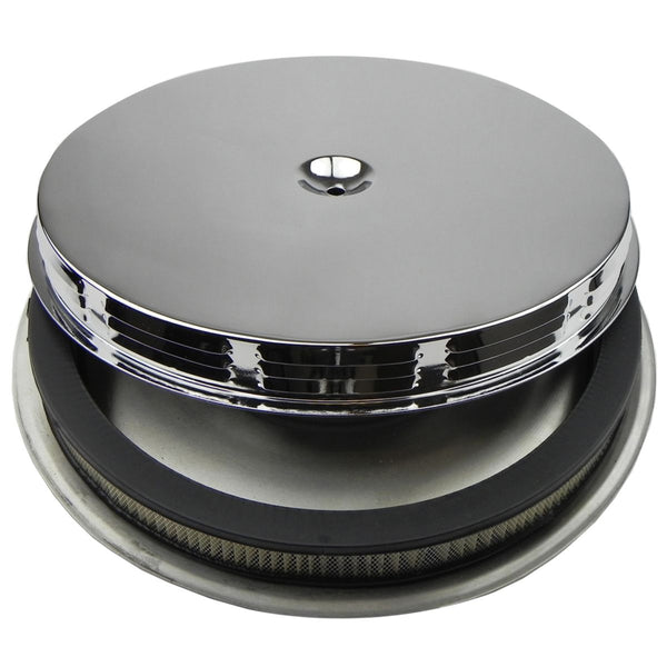1967 Pontiac GTO Air Cleaner Base, Filter Element, Louvered Top, Air Cleaner Assembly for Q-Jet Carb