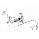 1964-79 Pontiac, GTO, Firebird 4bbl Throttle Return Spring - Silver Zinc.