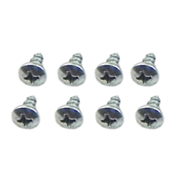 1968-72 GM A-Body 1970-72 Monte Carlo, 1969-72 Grand Prix. Front Door Glass Guides Screws 8pc