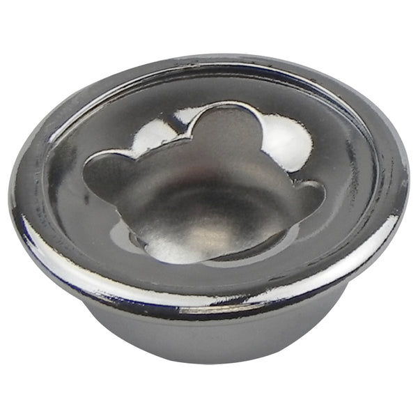 1964-65 GM A-Body Bucket Seat Rod End Cap Chrome 1pc