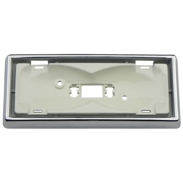 1964-67 GM A-Body Dome Light Lens Surround Reflector Chrome With White Center. 1 pc.