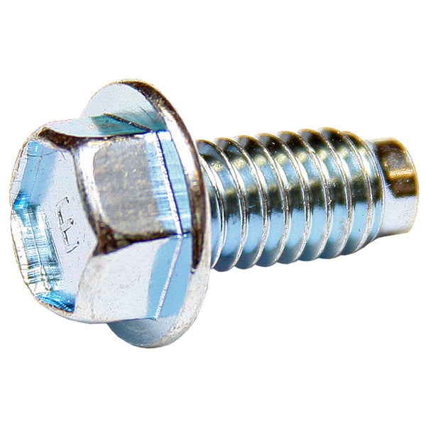 5/16" - 18 x 0.67" Flange Bolt, 7/16" Head. Pontiac Valve Cover Bolt "E". 1 oil pan. Finish: Silver/ Zinc.