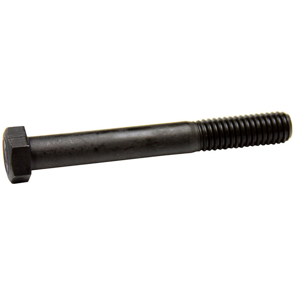 3/8" - 16 x 3" x 1 1/8" Thread, Grade 8 Hex Bolt, 9/16" Head. Pontiac Exhaust Manitfold Bolt. Finish: Black Phosphate & Oil.