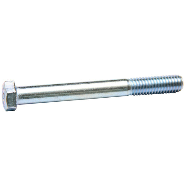 3/8" - 16 x 3.5" x 1 1/8" Thread, Grade 8 Hex Bolt, 9/16" Head. Pontiac A/C Bracket Bolt. Finish: Silver/ Zinc.