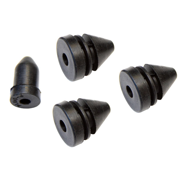 1962-72 GM Convertible Top Pump Plug and 3 Mounting Feet/ Grommets/ Insulators 4 pc
