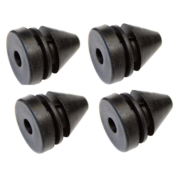 1954-93 Ford 1955-71 Mopar 1951-66 GM 4 Mounting Feet Grommets Insulators 4pc