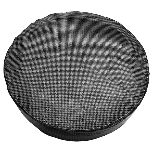 1964-72 GM Spare Tire  Cover, Grey Houndstooth