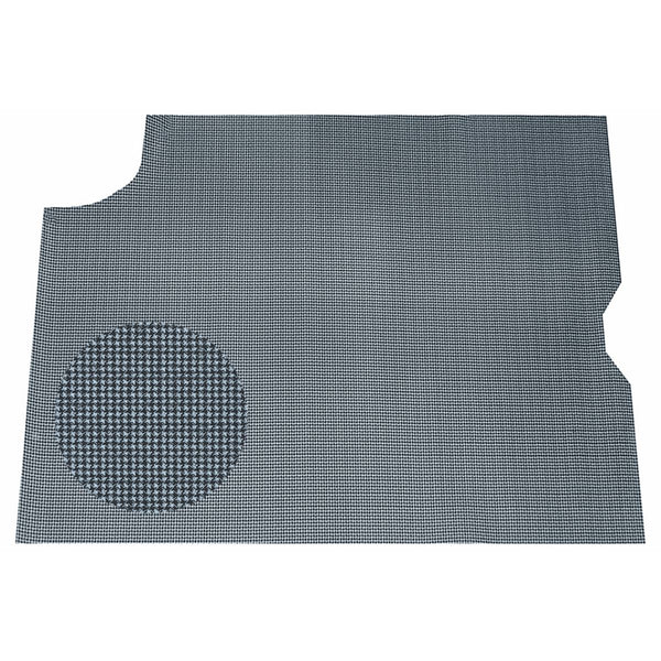 1967 Pontiac GTO, Lemans, Tempest Vinyl Felt Backed Trunk Mat Grey Houndstooth 1pc