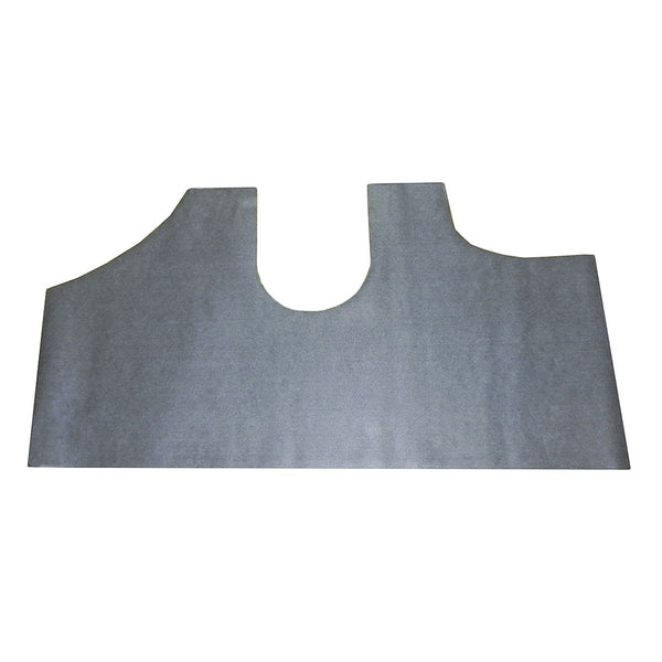 1973-74 Pontiac GTO, Lemans, Tempest Green/Grey Felt Rubber Backed Trunk Mat, 1pc