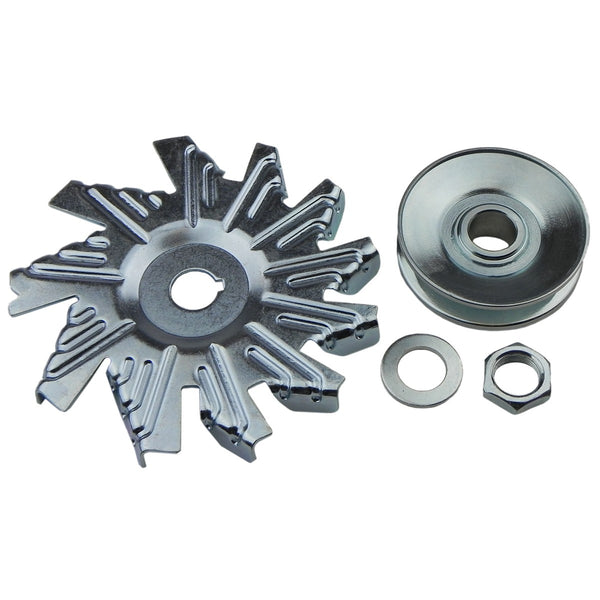 1964-81 GM A-Body F-Body X-Body Standard Offset 2 3/4" Dia. Single Groove Alternator Pulley Kit 4pc