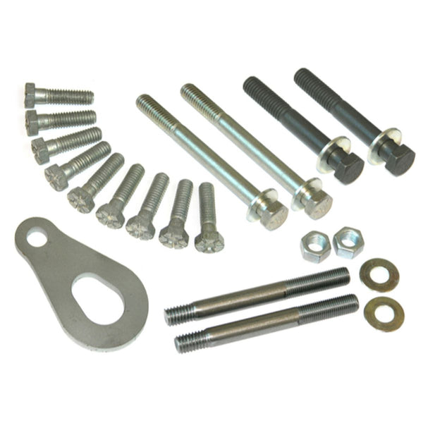 1969-79 Pontiac Engine Water Pump & Timing Chain Cover Bolts with Studs & Hook 24pc