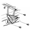 GM Hood Hinge Bolt. 3/8"-16 Bolt Eith Built In Washer  4 pc