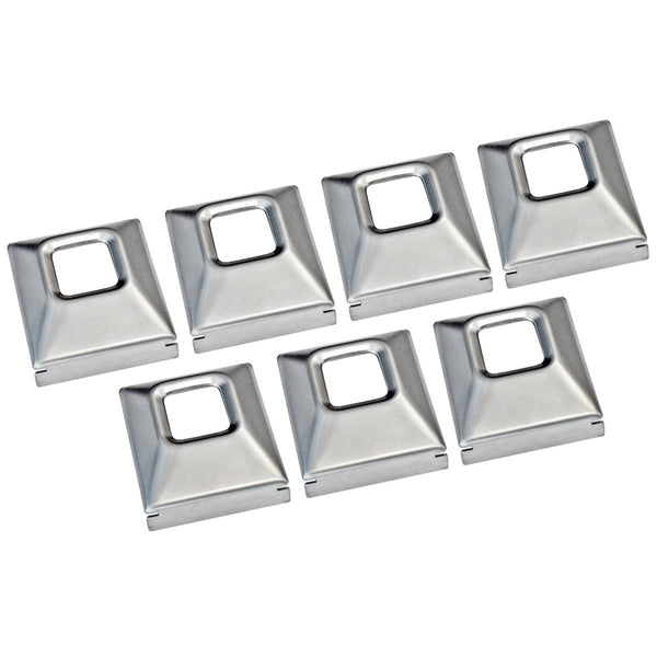 1968-72 GM Deluxe Large Seat Belt Buckle Covers 7pc