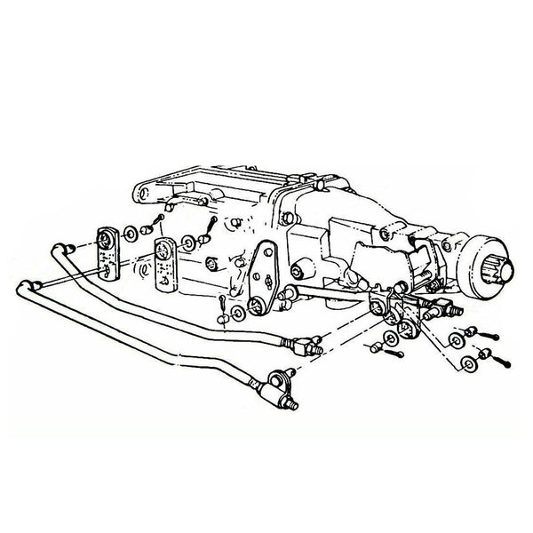 1968-72 GM A-body 4 Speed Muncie Shifter Arms 2pc