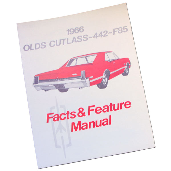 1966 Oldsmobile Cutlass 442 Dealer Selling Facts and Features Manual