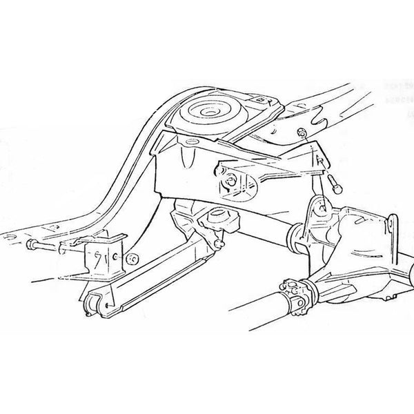 1964-87 GM A-Body & G-Body Rear Control Arm Bushing, 6pc